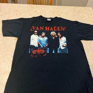 Vintage Van Halen 2004 Tour Shirt Rare DOUBLE SIDED Anvil Tag - Size LARGE